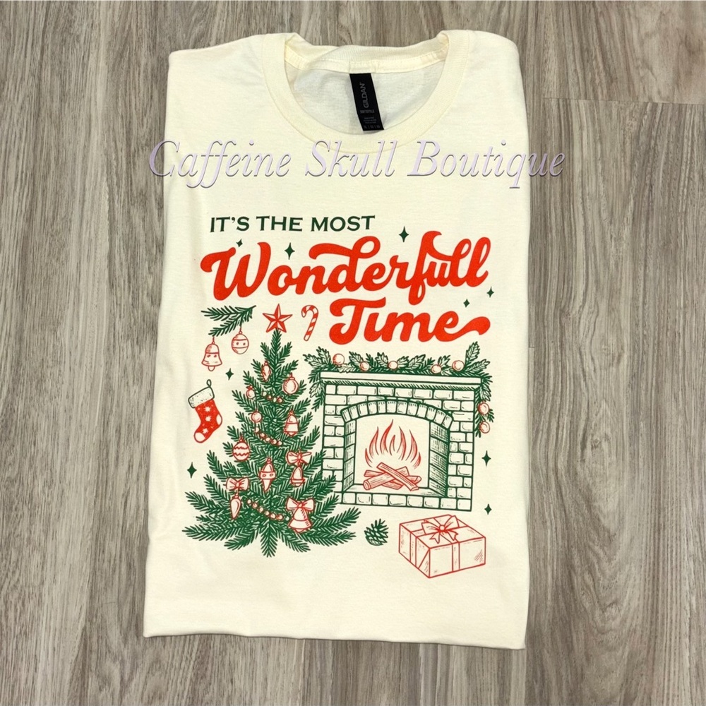Cute Christmas season tee, it’s the most wonderful time of the year